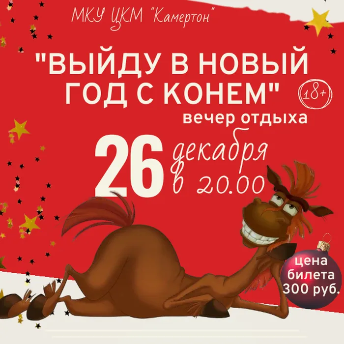 Вечер отдыха "Выйду в Новый год с конем"